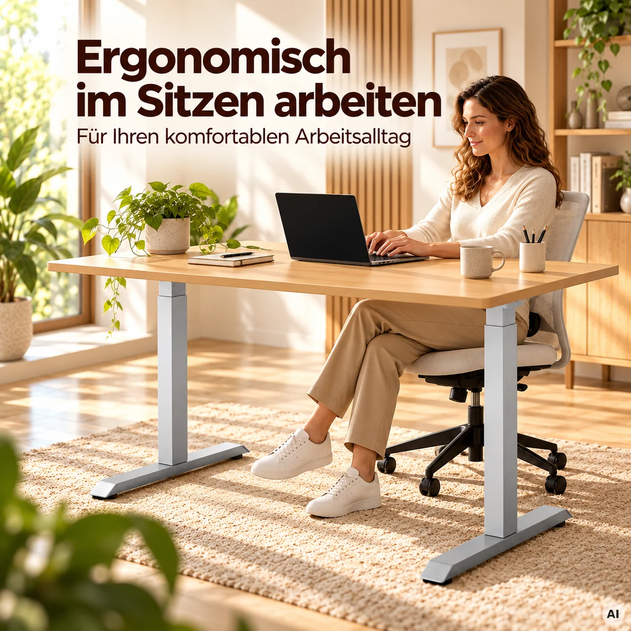 Schreibtisch MoveUp - Höhenverstellbarer Tisch