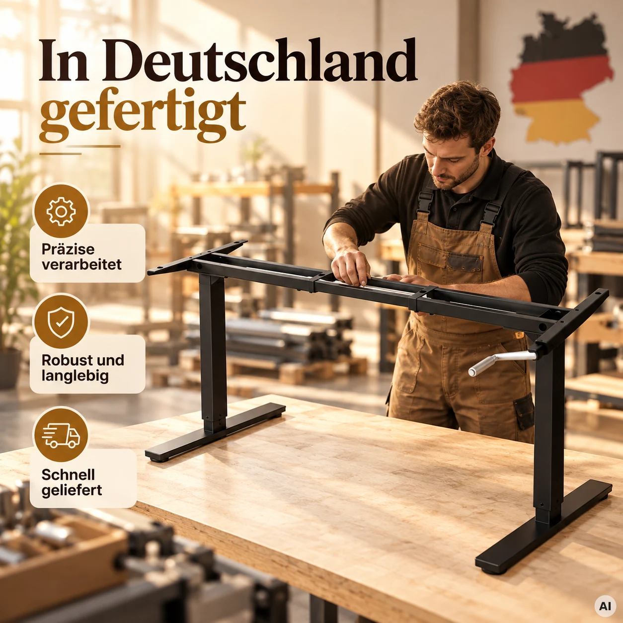 Gestell BodyUp - Schreibtischgestell